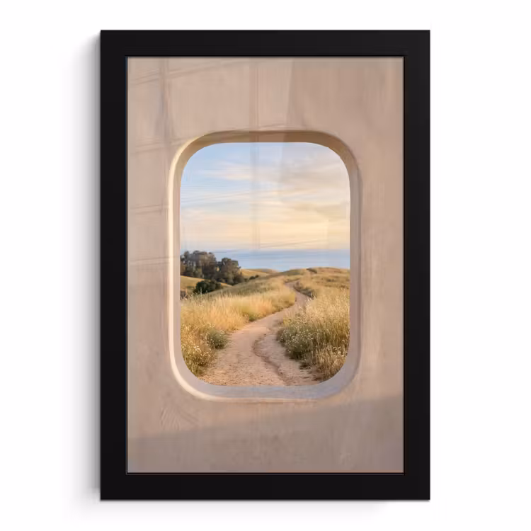 Bilder mit Rahmen - Aussicht – Küste – Natur — 1