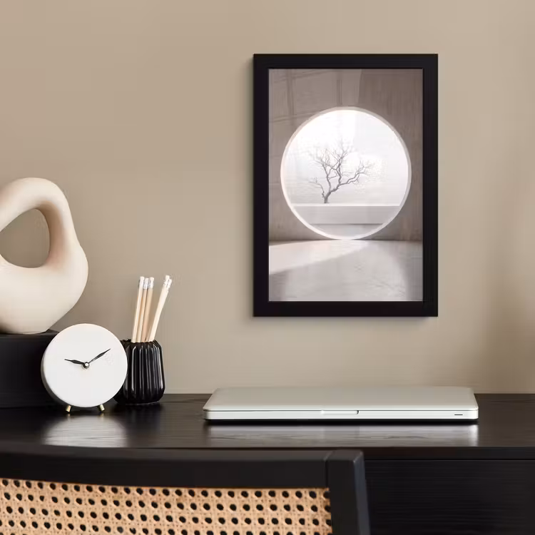 Bilder mit Rahmen - Baum – Kreis – Modern — 2