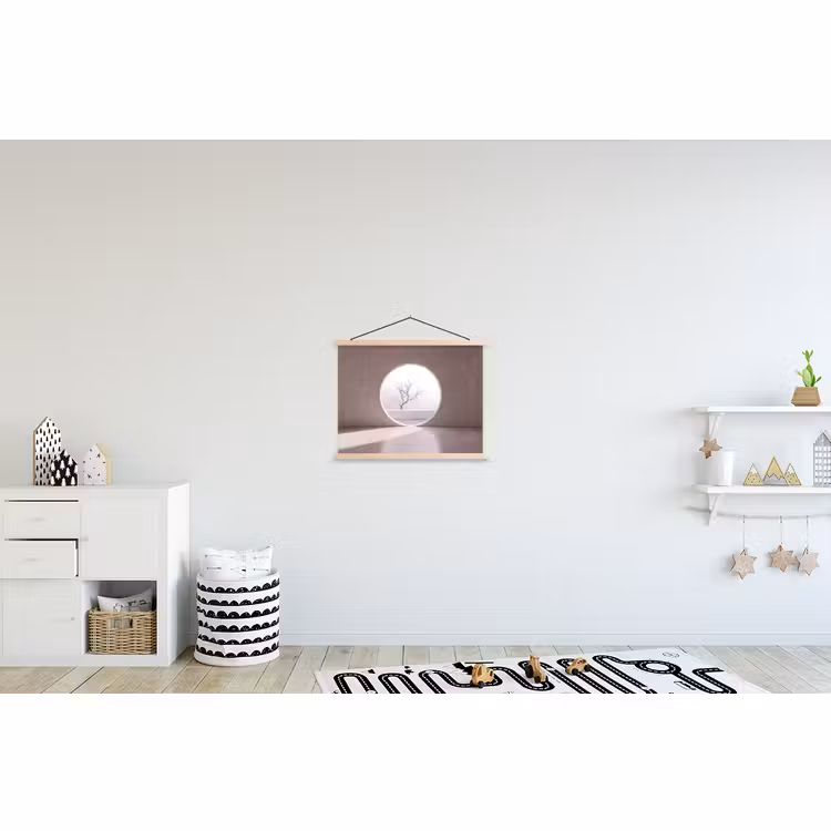 Stoffbild - Baum – Kreis – Modern — 2