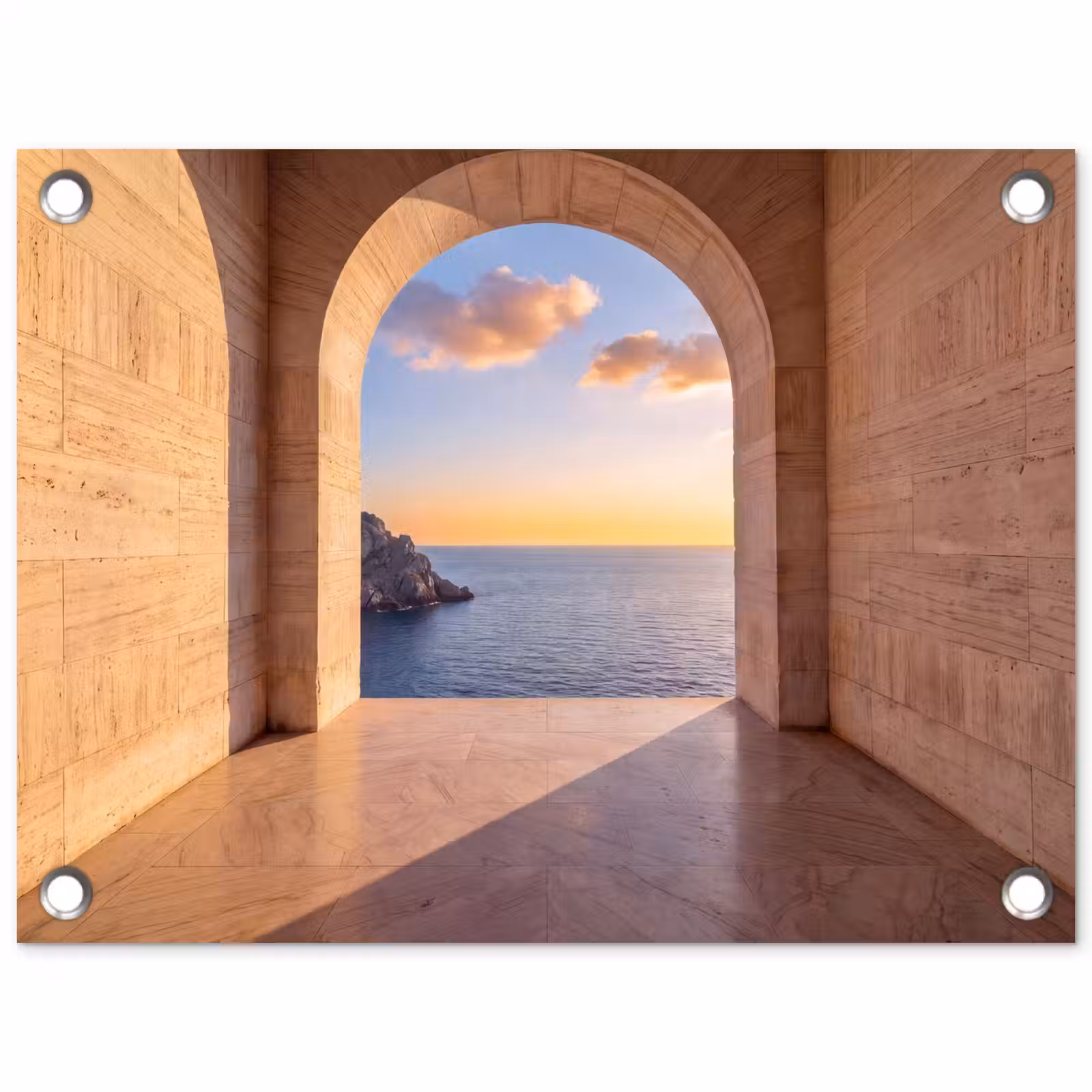 Gartenposter - Meer – Landschaft – Abend — 1