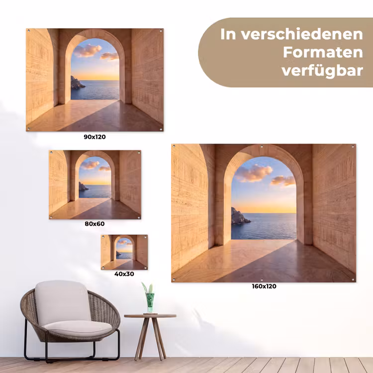 Gartenposter - Meer – Landschaft – Abend — 6