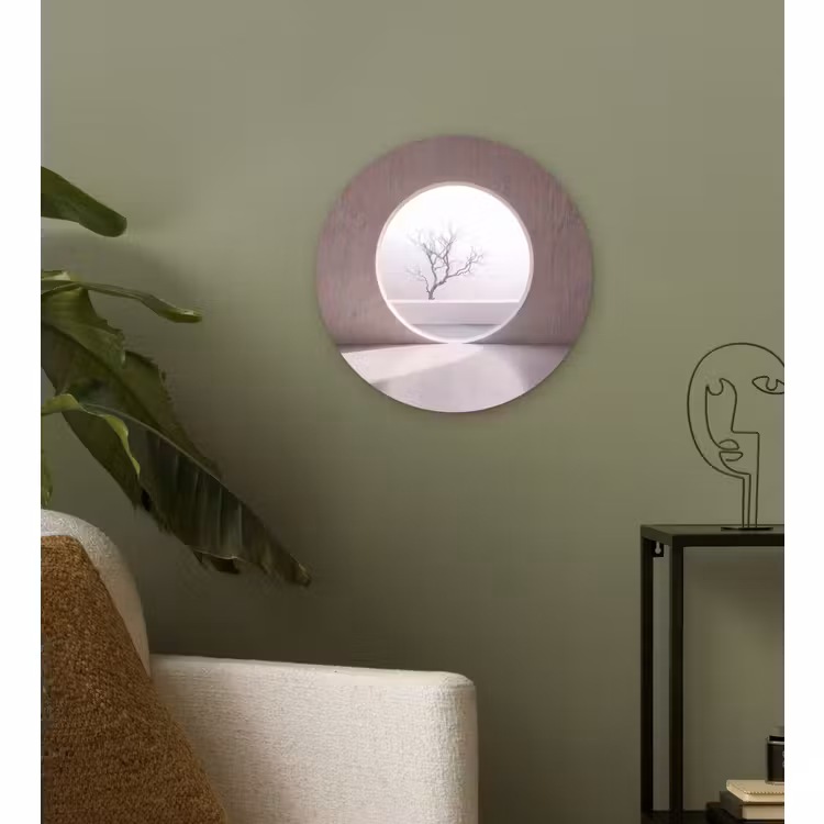 Glasbild Rund - Baum – Kreis – Modern — 3