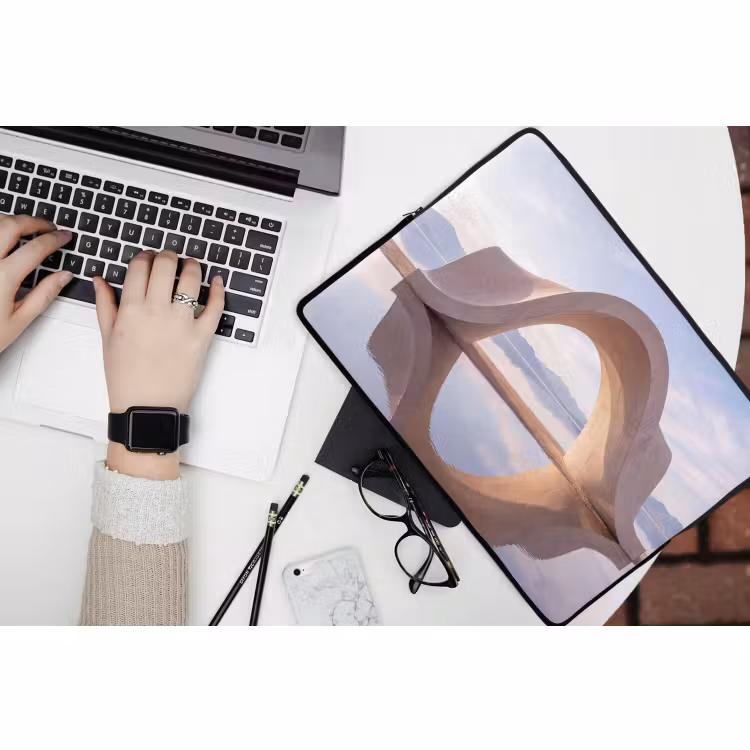 Laptop hülle - Bogen – Wasser – Natur — 3