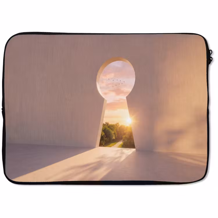 Laptop hülle - Schlüsselloch – Natur – Sonne — 1