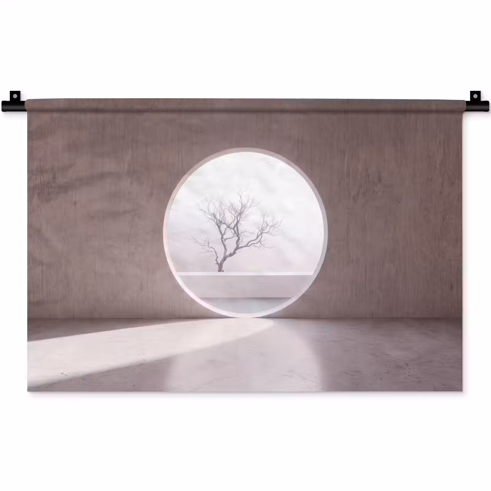 Wandteppich - Baum – Kreis – Modern — 1