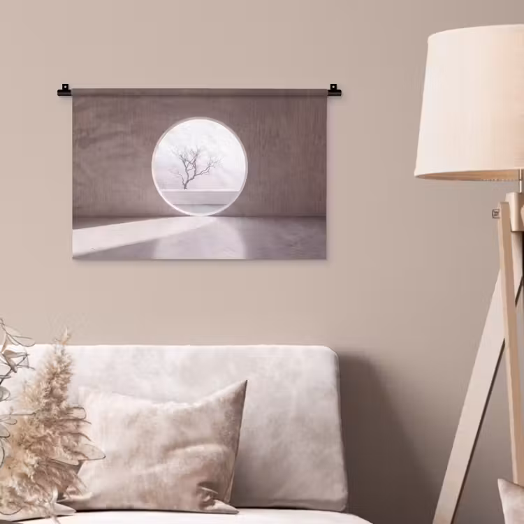 Wandteppich - Baum – Kreis – Modern — 2