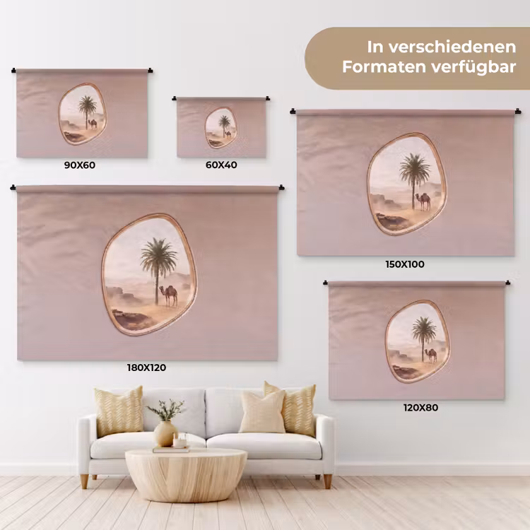 Wandteppich - Kamel – Wüste – Natur — 8
