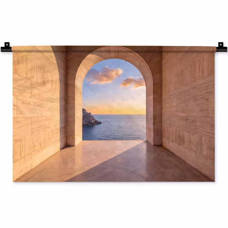 Wandteppich - Meer – Landschaft – Abend — 1