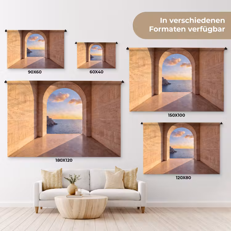 Wandteppich - Meer – Landschaft – Abend — 8