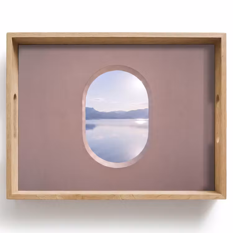 Tablett - Landschaft – Wasser – Modern — 1
