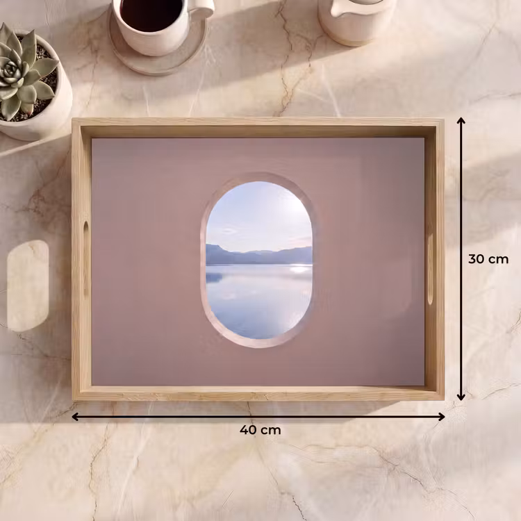 Tablett - Landschaft – Wasser – Modern — 9