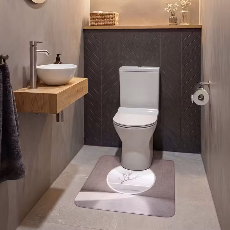 WC Vorleger - Baum – Kreis – Modern — 2