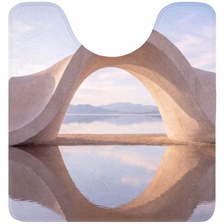 WC Vorleger - Bogen – Wasser – Natur — 1