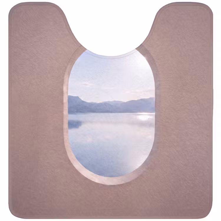 WC Vorleger - Landschaft – Wasser – Modern — 1