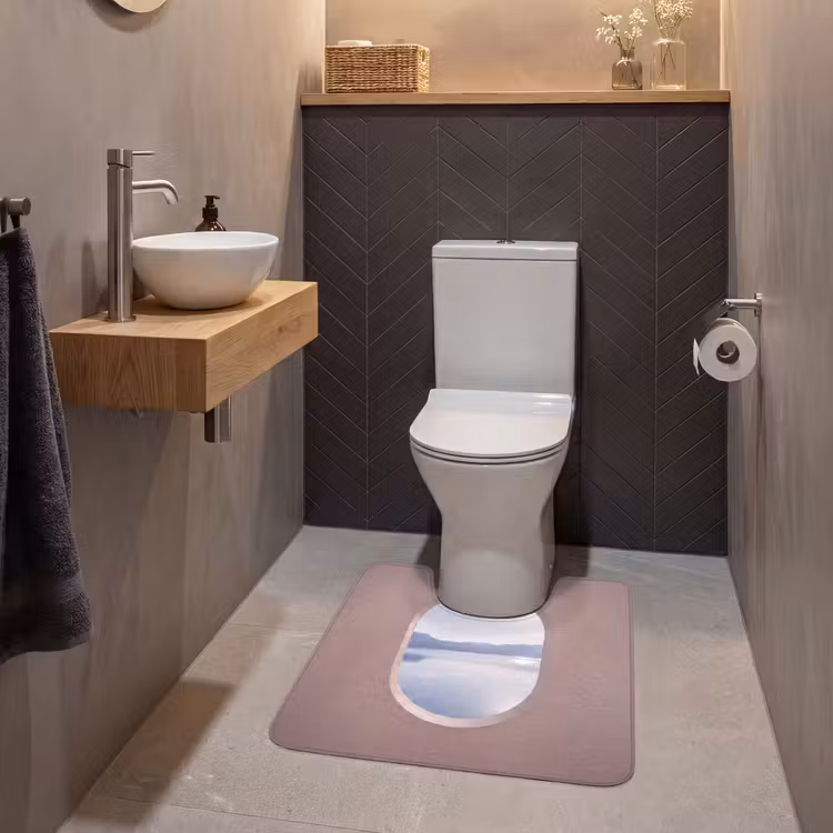 WC Vorleger - Landschaft – Wasser – Modern — 2