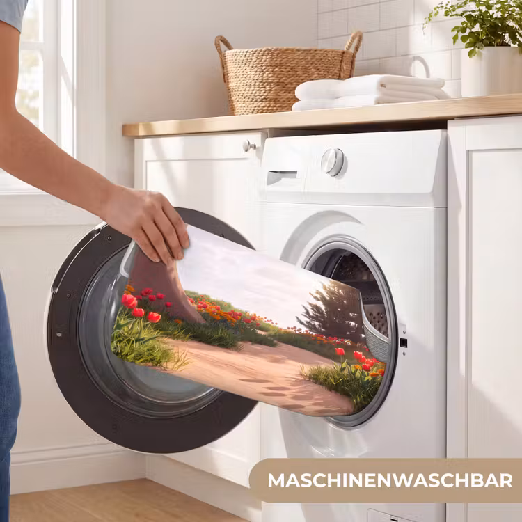 WC Vorleger - Weg – Blumen – Natur — 7