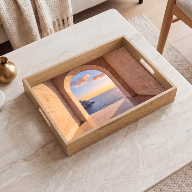 Tablett - Meer – Landschaft – Abend — 2