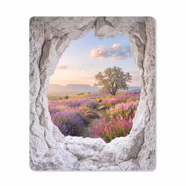 Mauspad - Blumen – Weg – Natur — 1