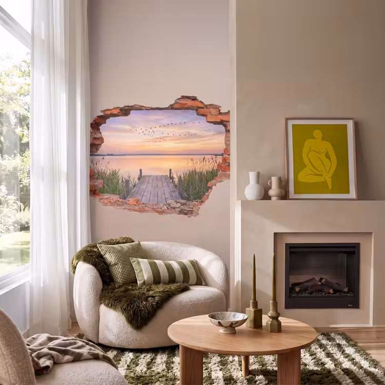 Tapete - Mauer – Landschaft – Illusion — 1