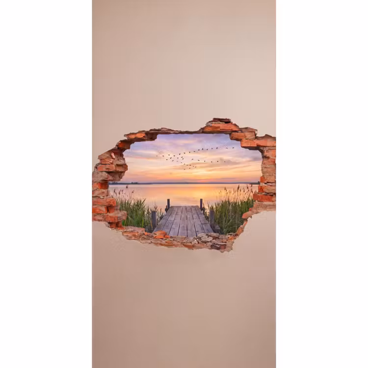 Tapete - Mauer – Landschaft – Illusion — 2