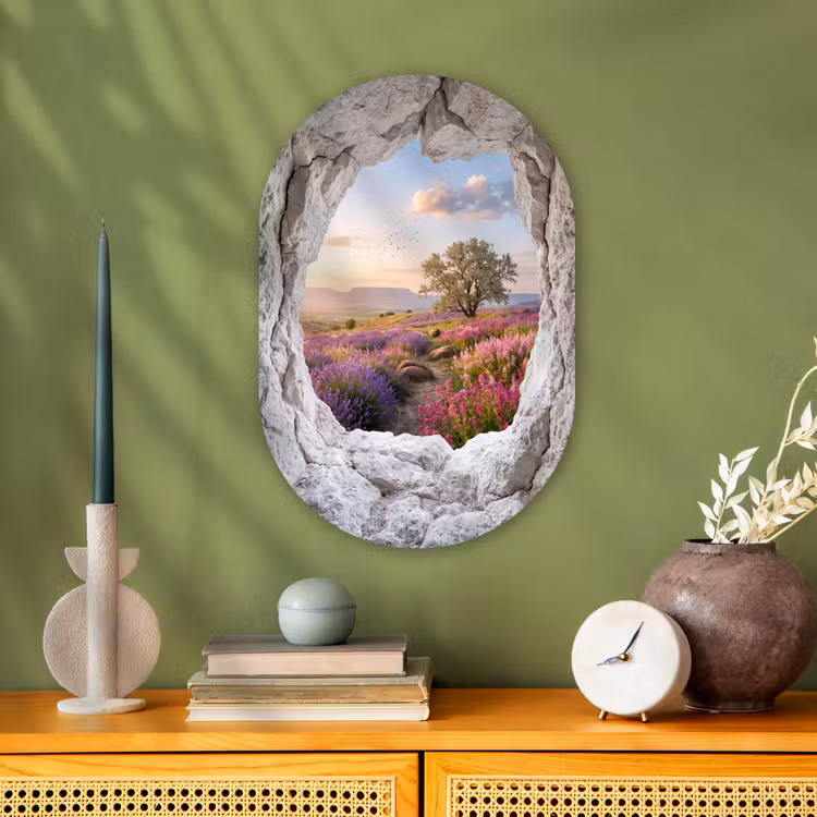 Forexbild Oval - Blumen – Weg – Natur — 3