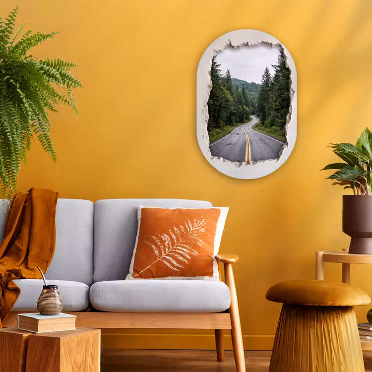 Forexbild Oval - Straße – Wald – Natur — 2
