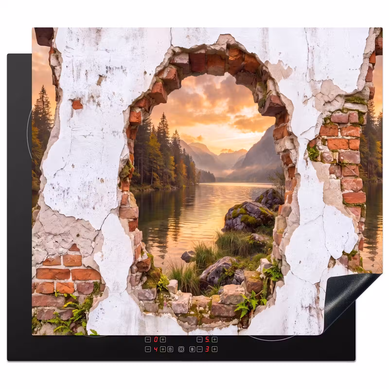 Herdabdeckplatte - Mauer – Landschaft – Natur — 1