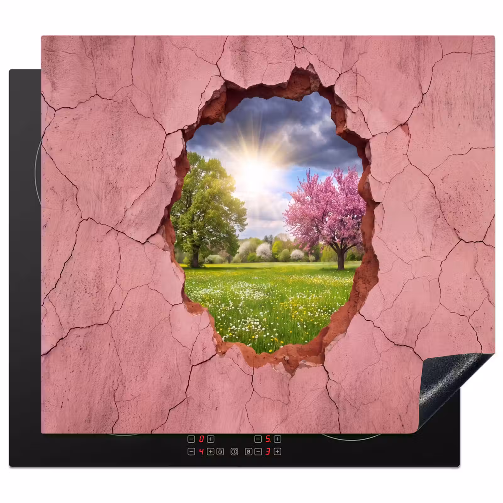 Herdabdeckplatte - Natur – Frühling – Sonne — 1