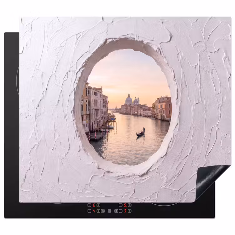 Herdabdeckplatte - Gondel – Kanal – Venedig — 1