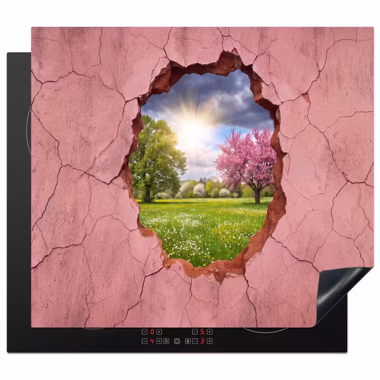 Herdabdeckplatte - Natur – Frühling – Sonne — 1
