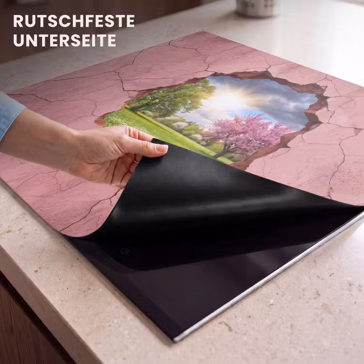 Herdabdeckplatte - Natur – Frühling – Sonne — 9
