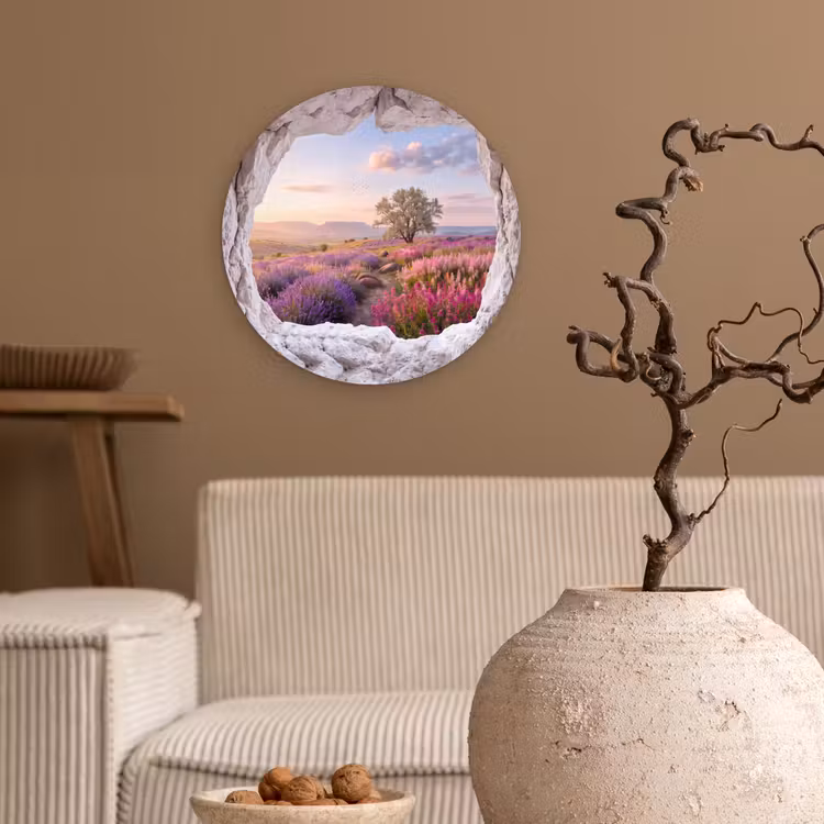 Forexbild Rund - Blumen – Weg – Natur — 2