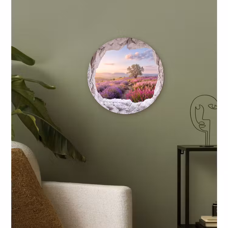Forexbild Rund - Blumen – Weg – Natur — 3