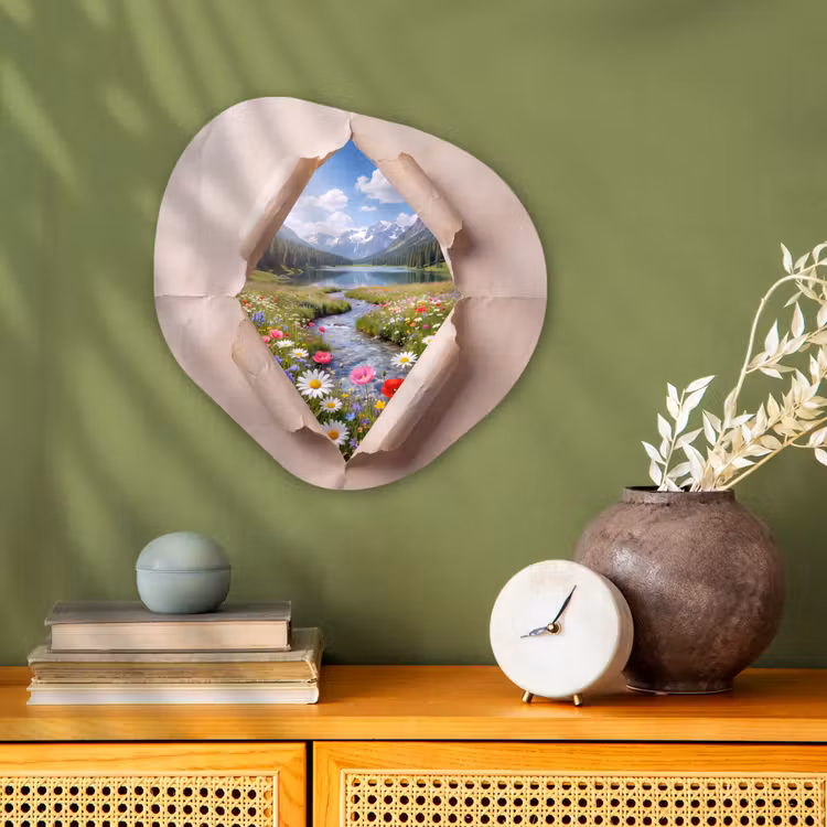 Forexbild Organische Form - Blumen – Fluss – Landschaft — 2