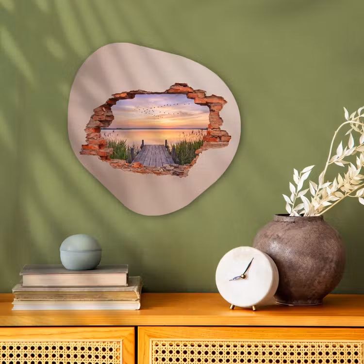 Forexbild Organische Form - Mauer – Landschaft – Illusion — 2