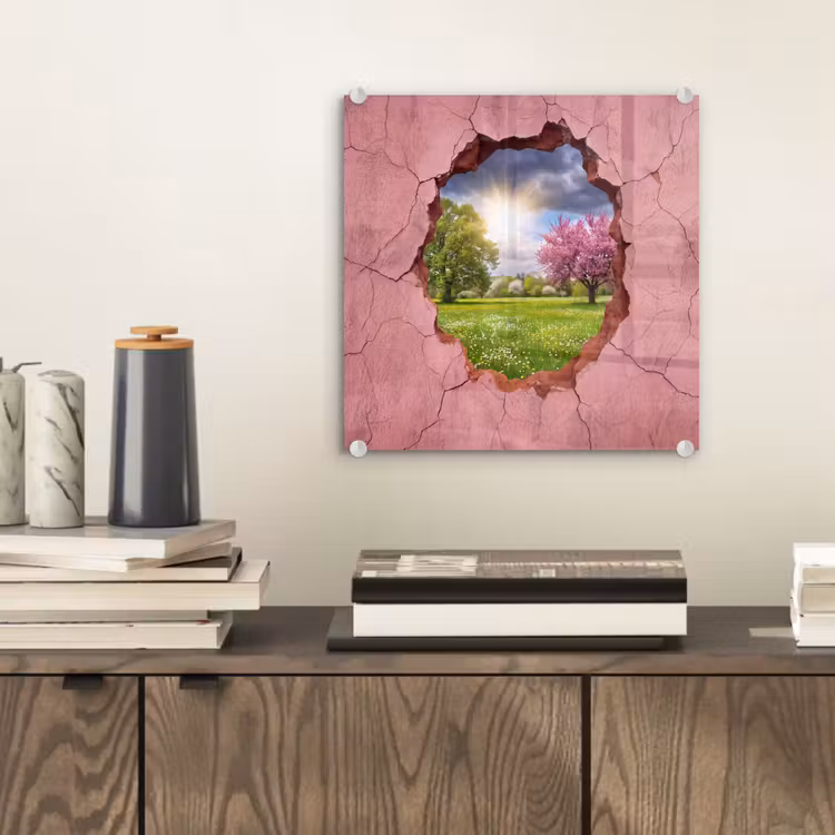 Glasbild - Natur – Frühling – Sonne — 2
