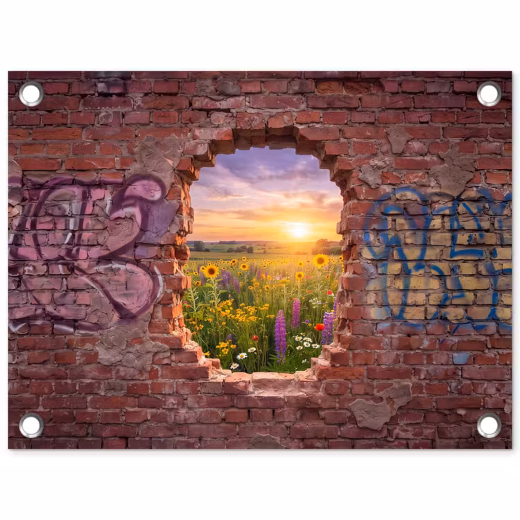 Gartenposter - Blumen – Feld – Natur — 1
