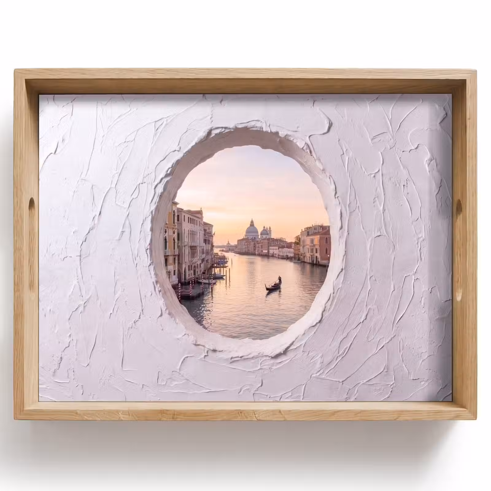 Tablett - Gondel – Kanal – Venedig — 1