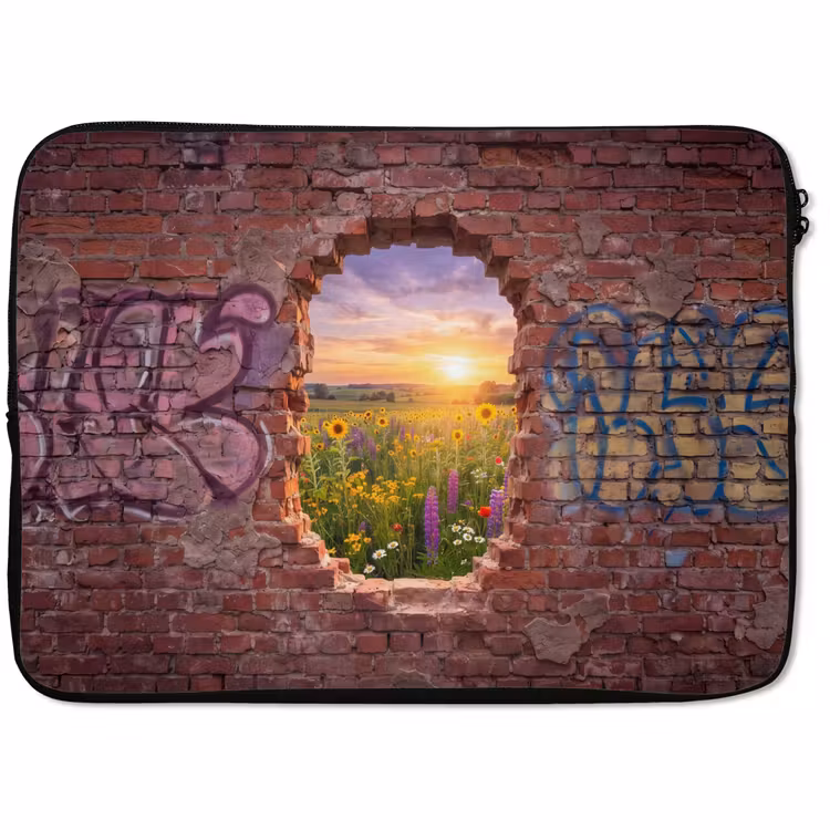 Laptop hülle - Blumen – Feld – Natur — 1