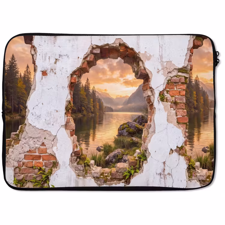 Laptop hülle - Mauer – Landschaft – Natur — 1