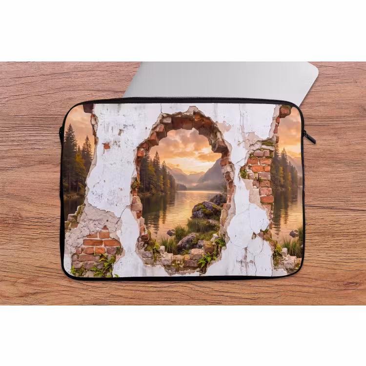 Laptop hülle - Mauer – Landschaft – Natur — 2