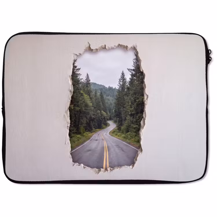 Laptop hülle - Straße – Wald – Natur — 1