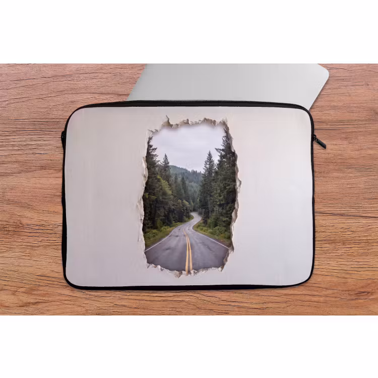 Laptop hülle - Straße – Wald – Natur — 2