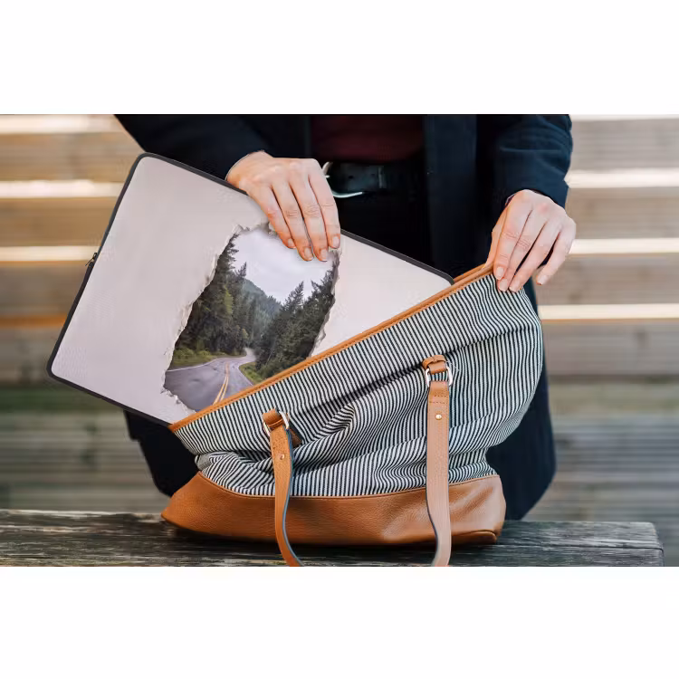 Laptop hülle - Straße – Wald – Natur — 4