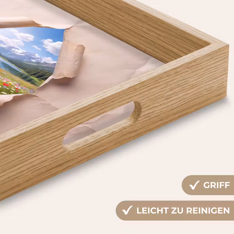 Tablett - Blumen – Fluss – Landschaft — 5