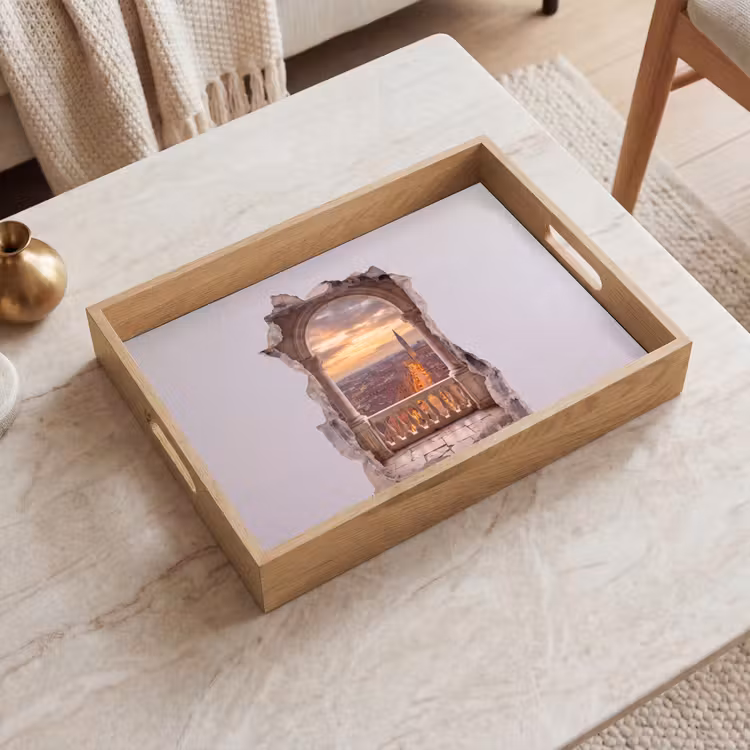 Tablett - Stadt – Sonnenuntergang – Architektur — 2