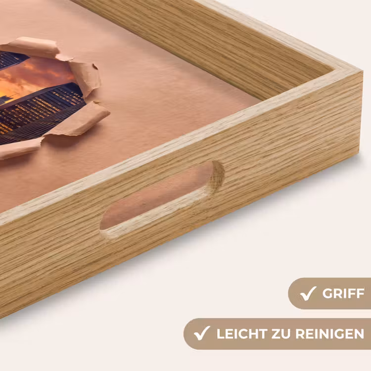 Tablett - Stadt – Sonnenuntergang – Papier — 5