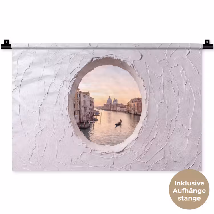 Wandteppich - Gondel – Kanal – Venedig — 9