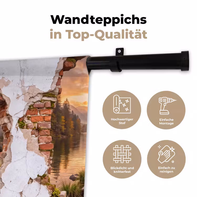 Wandteppich - Mauer – Landschaft – Natur — 7