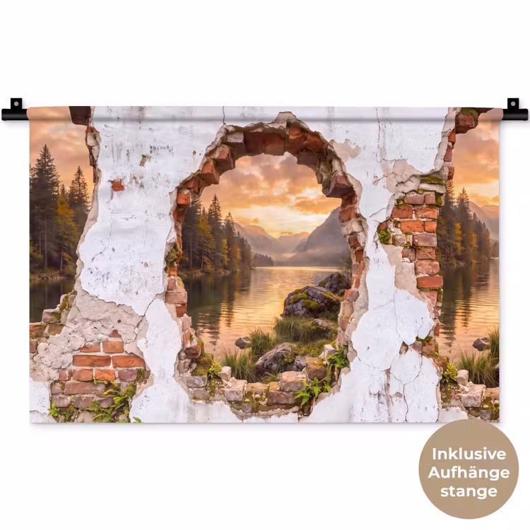 Wandteppich - Mauer – Landschaft – Natur — 9